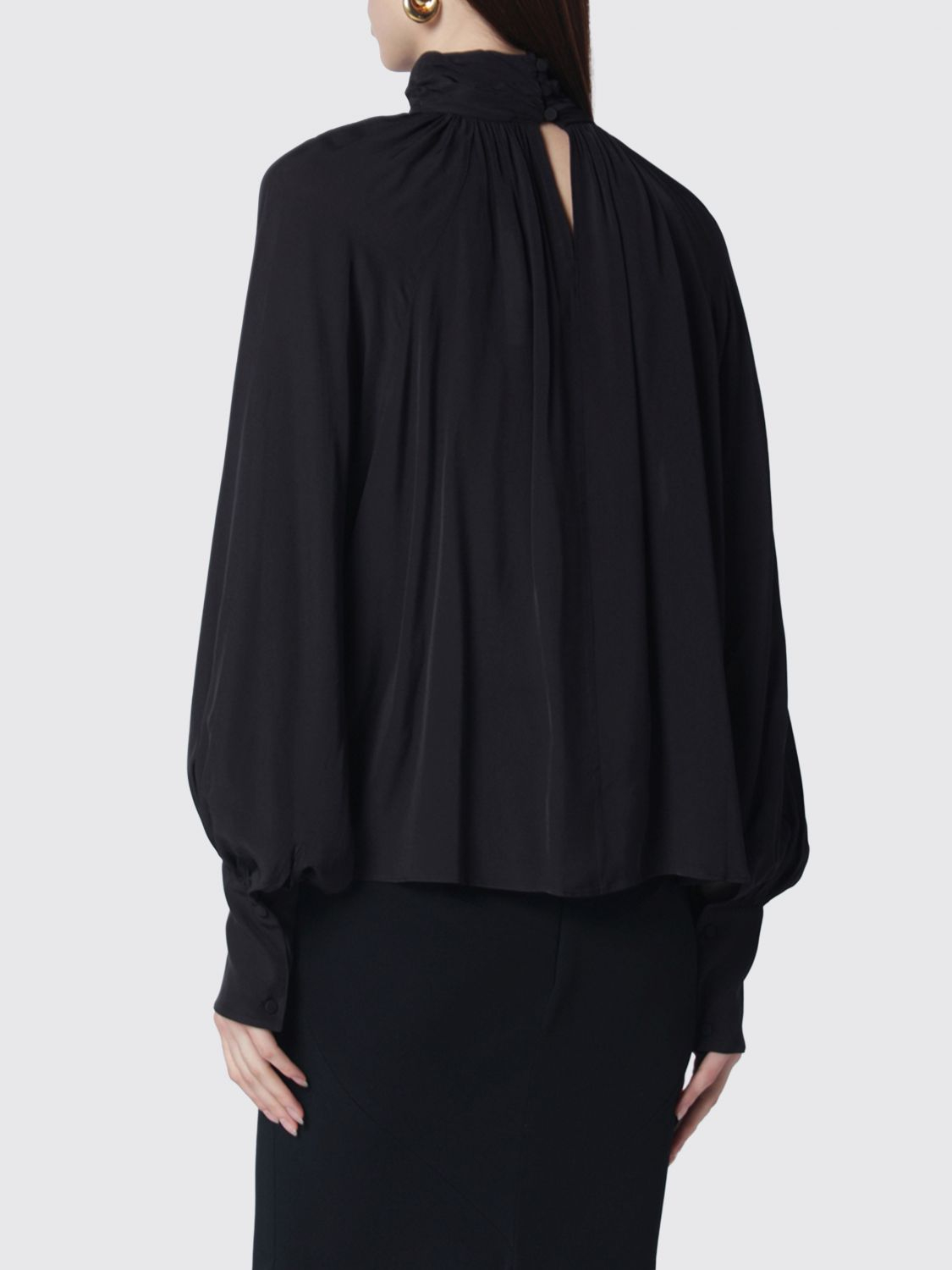 [Anine Bing] Blouse SS26 A0711598 BLK26