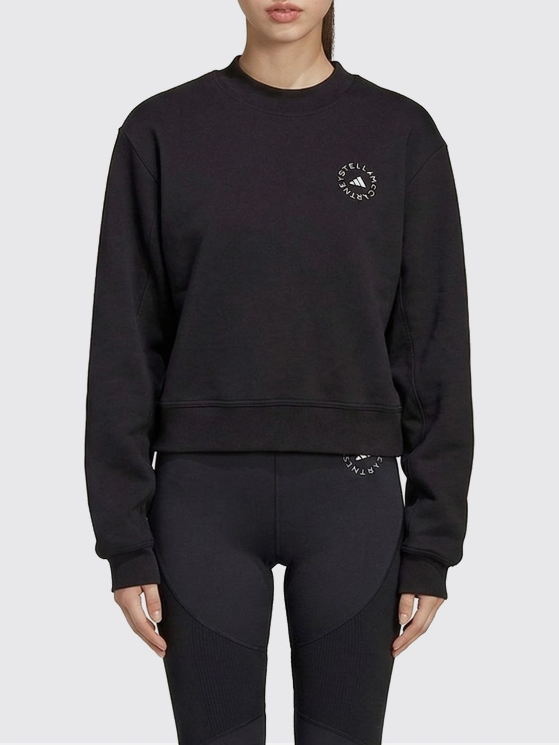 [Adidas By Stella McCartney] Sweatshirt SS26 JJ0150 BLACK