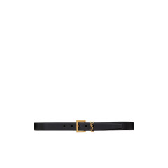 [Saint Laurent] Belt FW26 634437BOO0W1000 BLACK