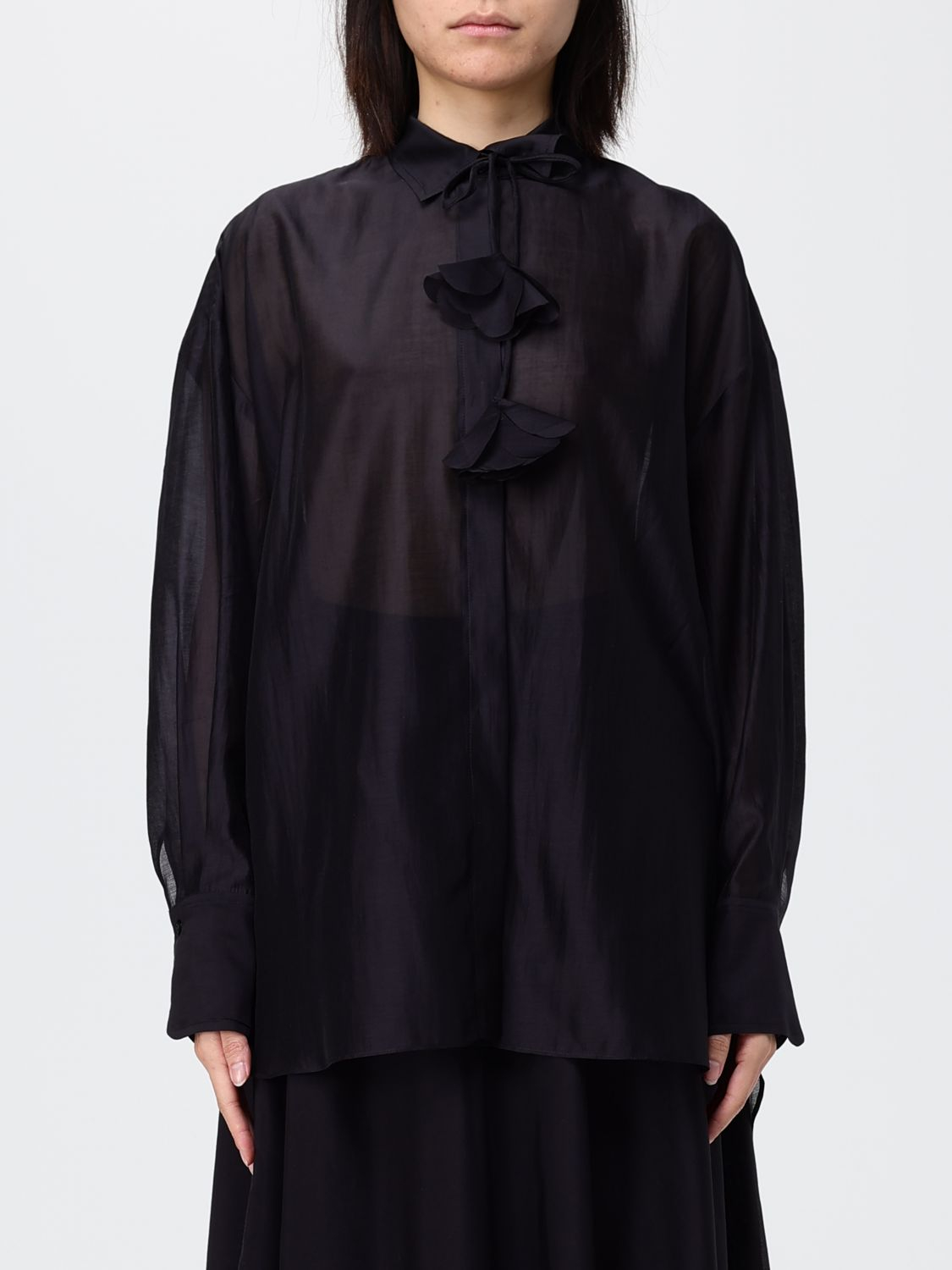 [HANITA] Shirts Long Sleeve SS26 HC7034582 NERO