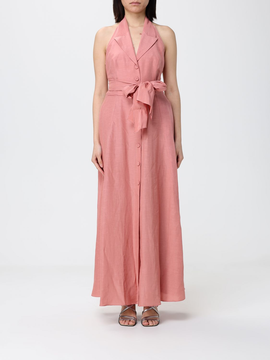 [HANITA] Sleeveless dress SS26 HV38194572 VELVET CORAL