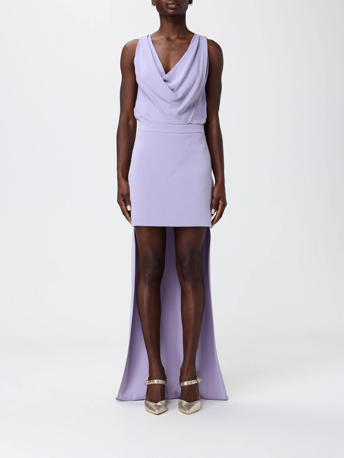 [ELISABETTA FRANCHI] Sleeveless dress SS26 AB91561E2 EV7