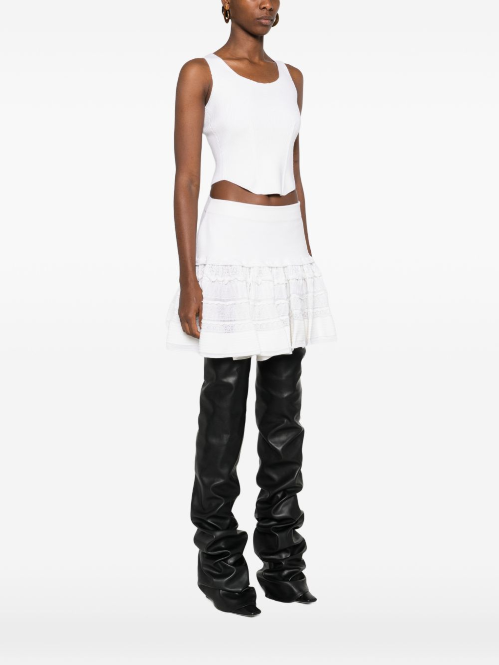 [Alaia] T-shirts Sleeveless SS26 AA9H1409K141C054