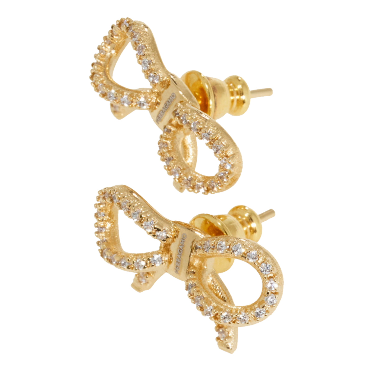 [Salvatore Ferragamo] Earring FW26 795069760983ORO/CRYSTAL