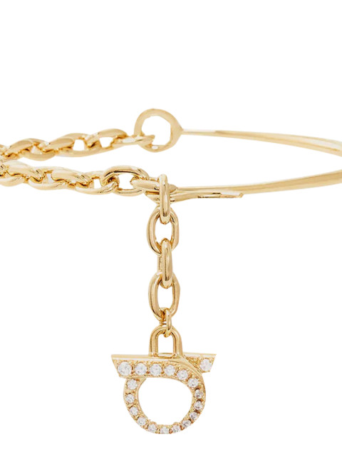 [Salvatore Ferragamo] Bracelet FW26 795111760998ORO/CRYSTAL