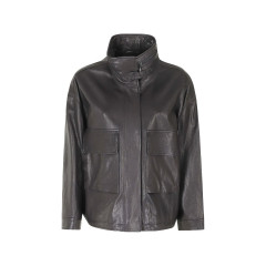 [Emporio Armani] Leather Jacket FW26 EW004883AF22278UA064