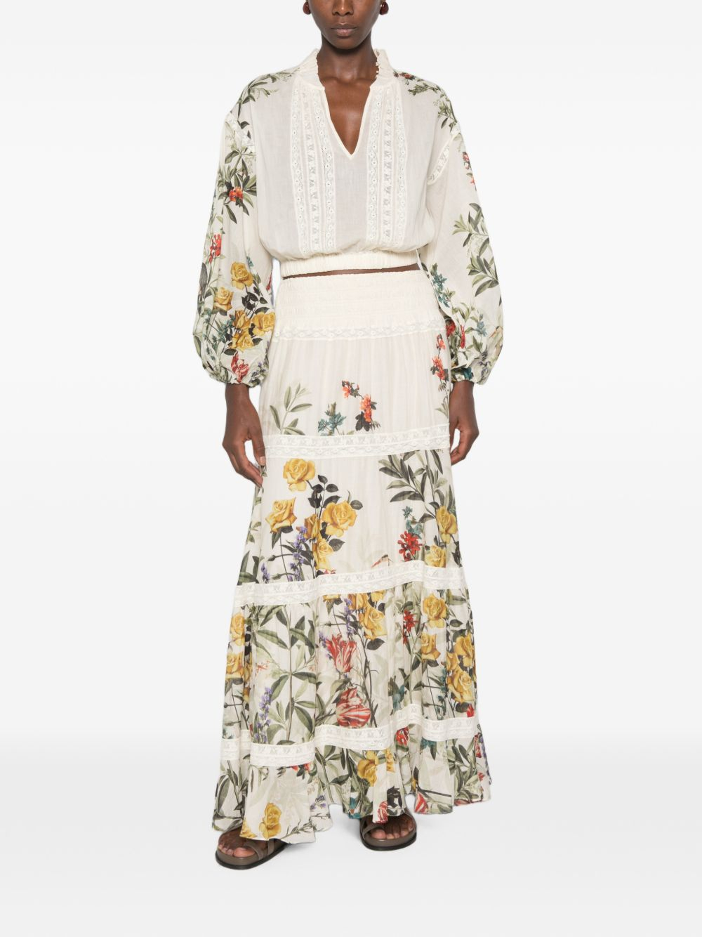 [Alice + Olivia] Long skirt FW26 CC606P71306E256