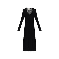 [Isabel Marant] Long sleeve dress FW26 RO1193FA-D3J17I01BK
