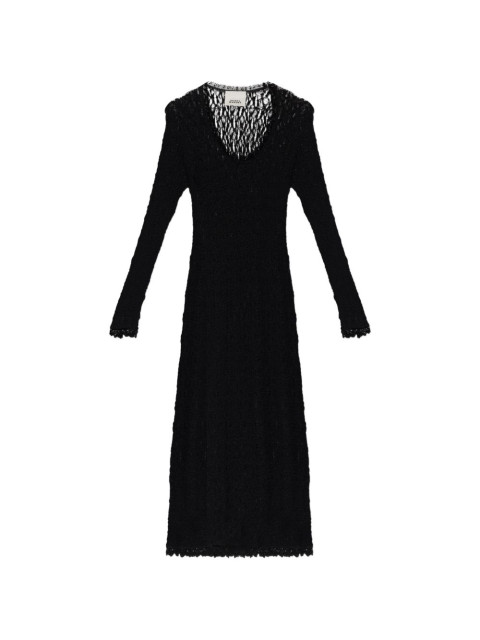 [Isabel Marant] Long sleeve dress FW26 RO1193FA-D3J17I01BK