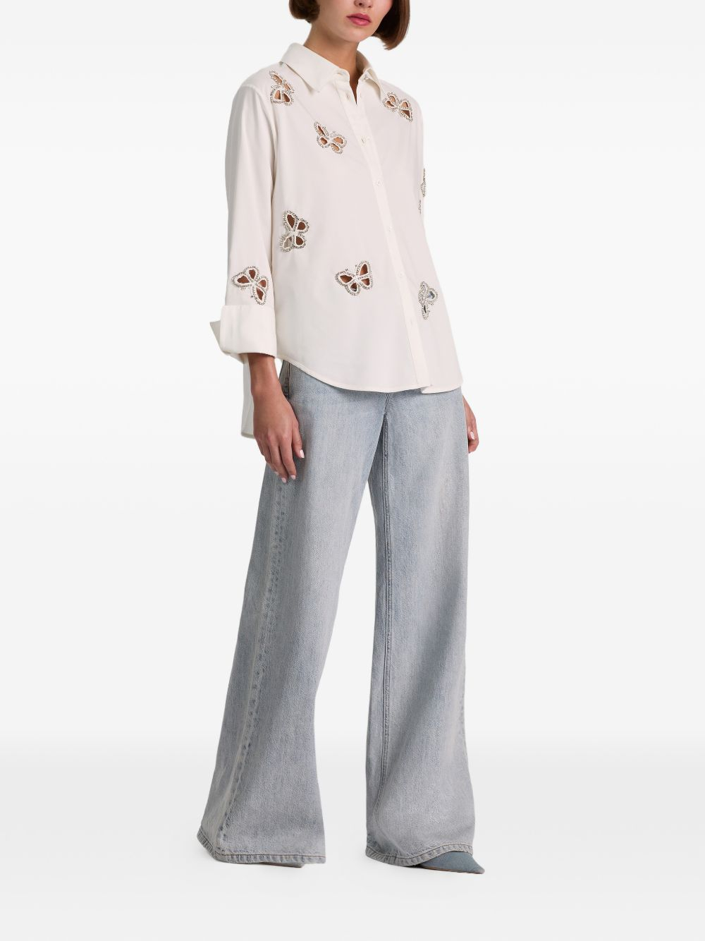 [Alice + Olivia] Shirts Long Sleeve FW26 CC606E15031T267