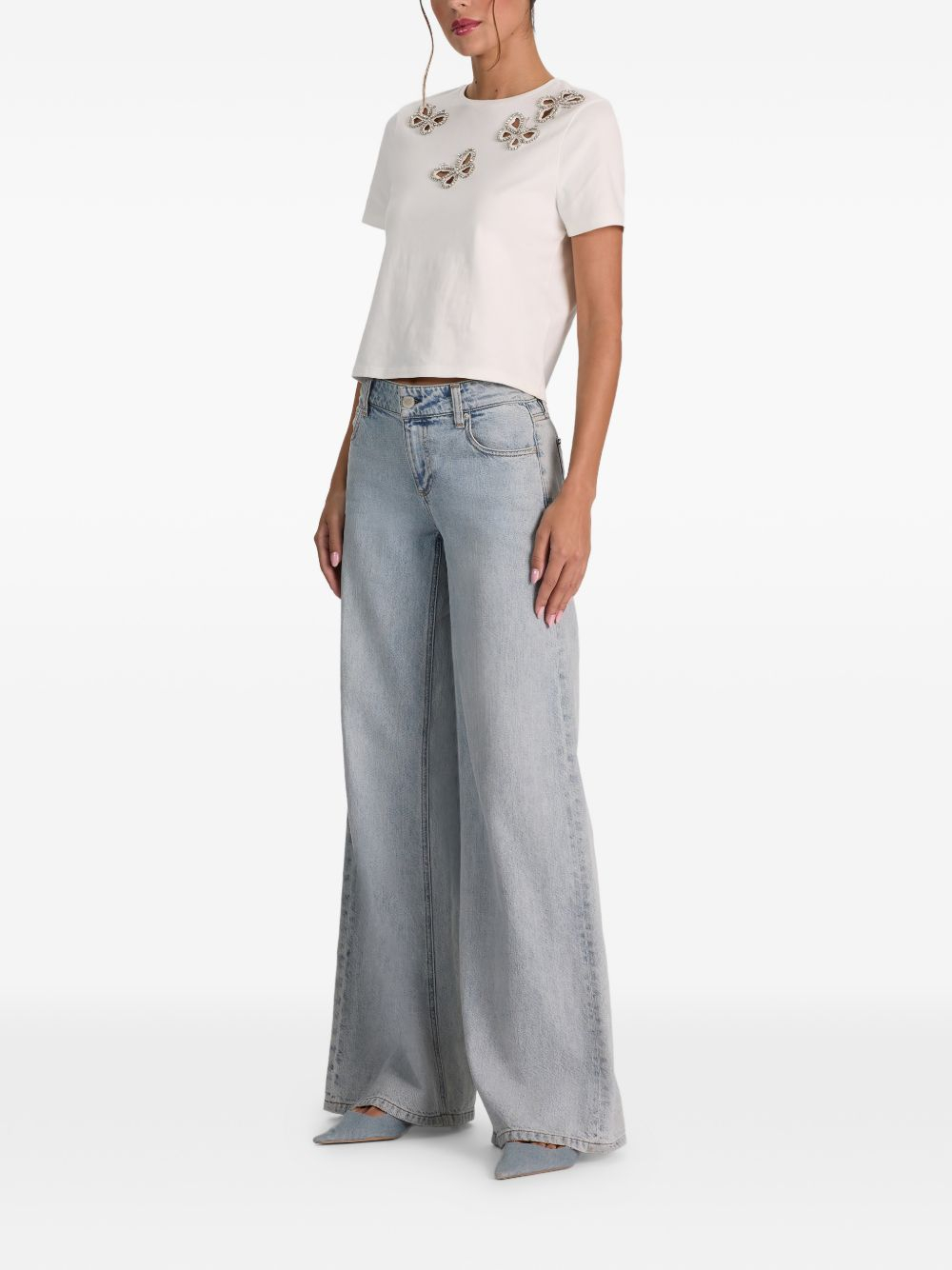 [Alice + Olivia] T-shirts Short Sleeve FW26 CC606E11032T267
