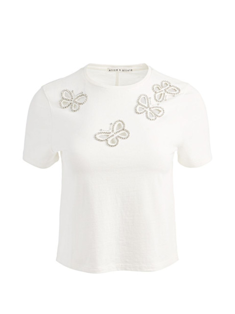 [Alice + Olivia] T-shirts Short Sleeve FW26 CC606E11032T267