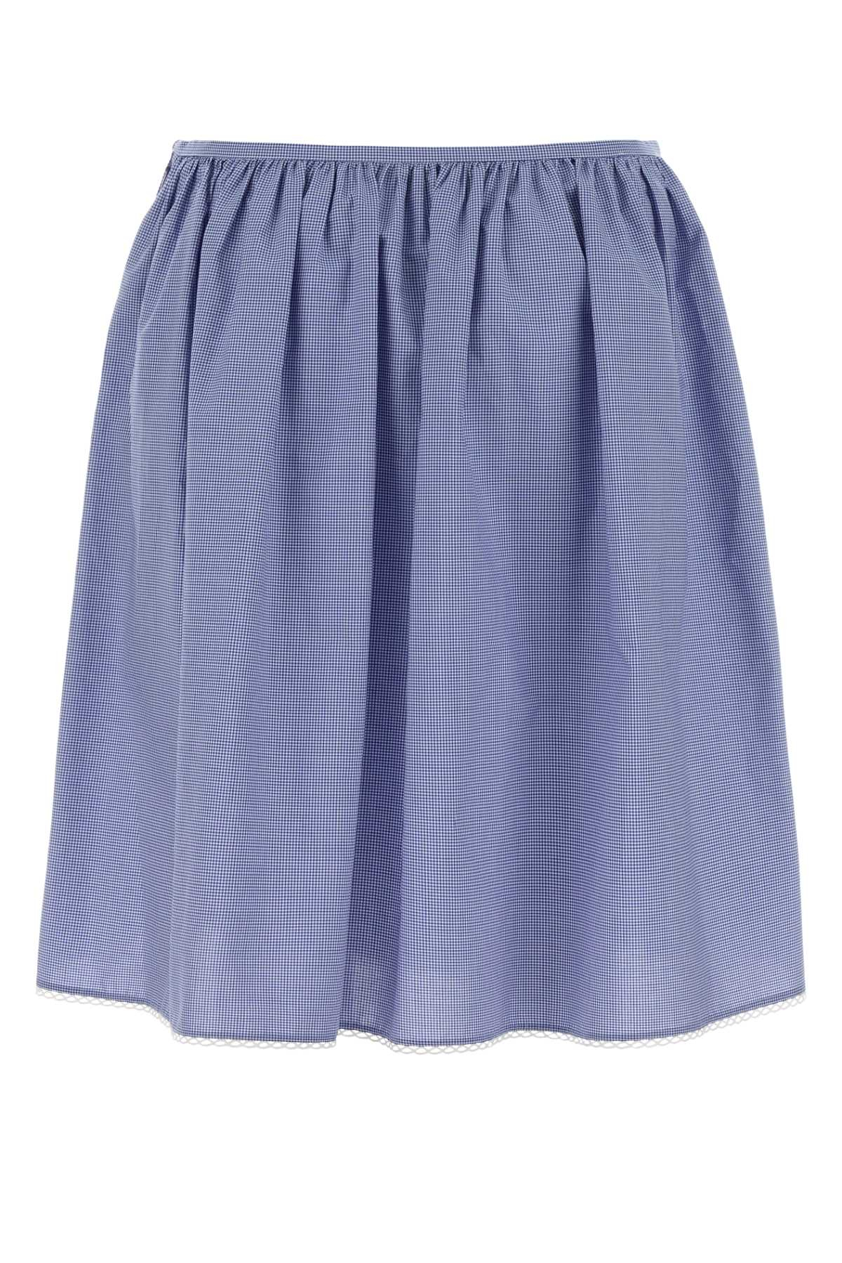 [Miu Miu] Midi skirt SS26 MG2425SOOO187G F0AZ1