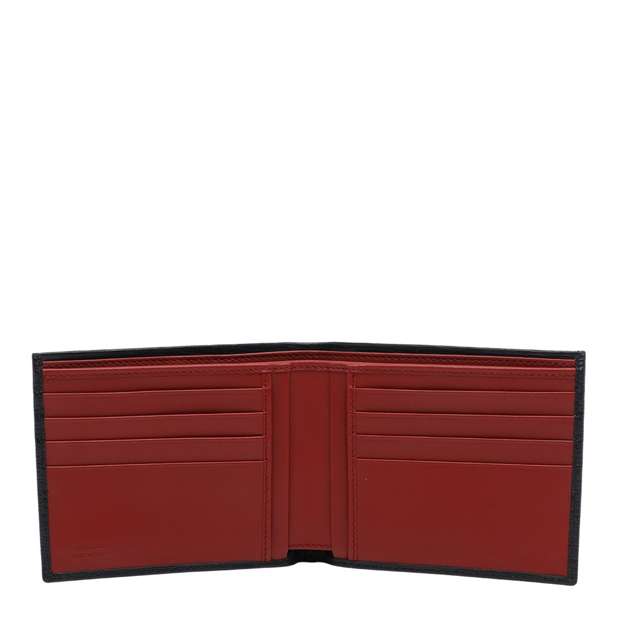 [Salvatore Ferragamo] Wallet FW26 68595666A063NERO/RED