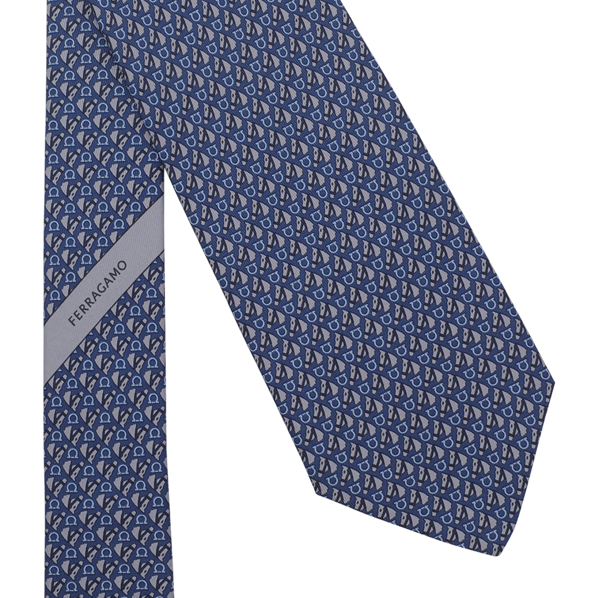 [Salvatore Ferragamo] Tie FW26 773948350979NAVY