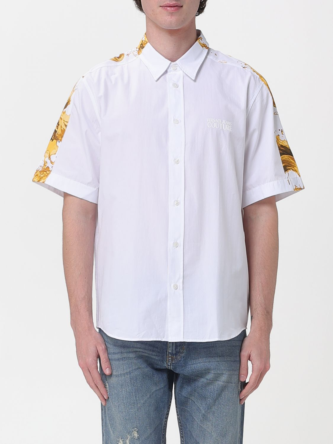 [VERSACE JEANS COUTURE] Shirts Short Sleeve SS26 80GAL220NS810 G03