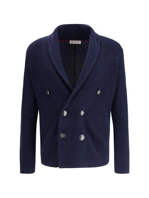 Cardigan with a shawl collar