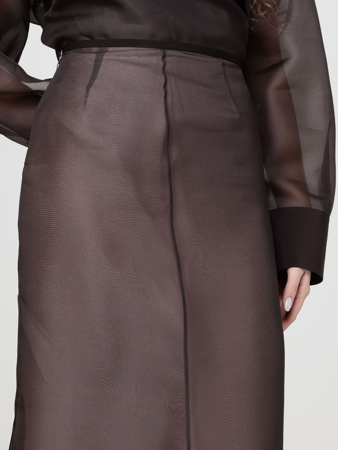[AGNONA] Long skirt SS26 TG1110 U4117 M74