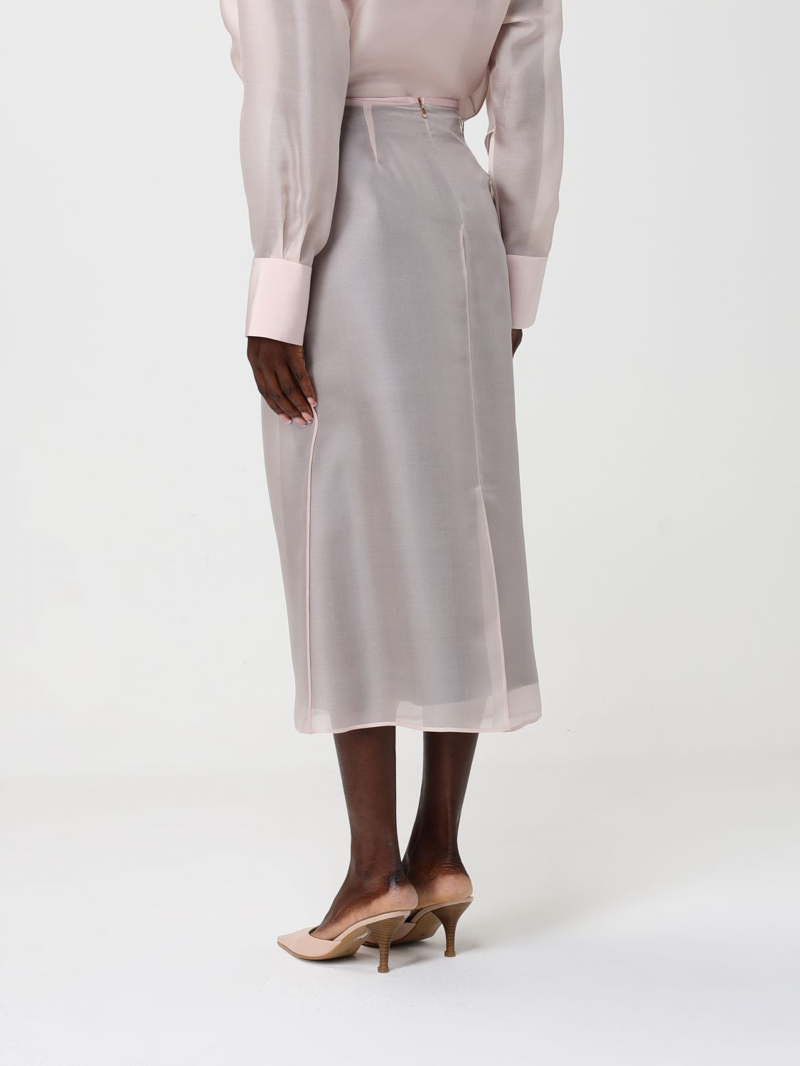 [AGNONA] Long skirt SS26 TG1110 U4117 P08