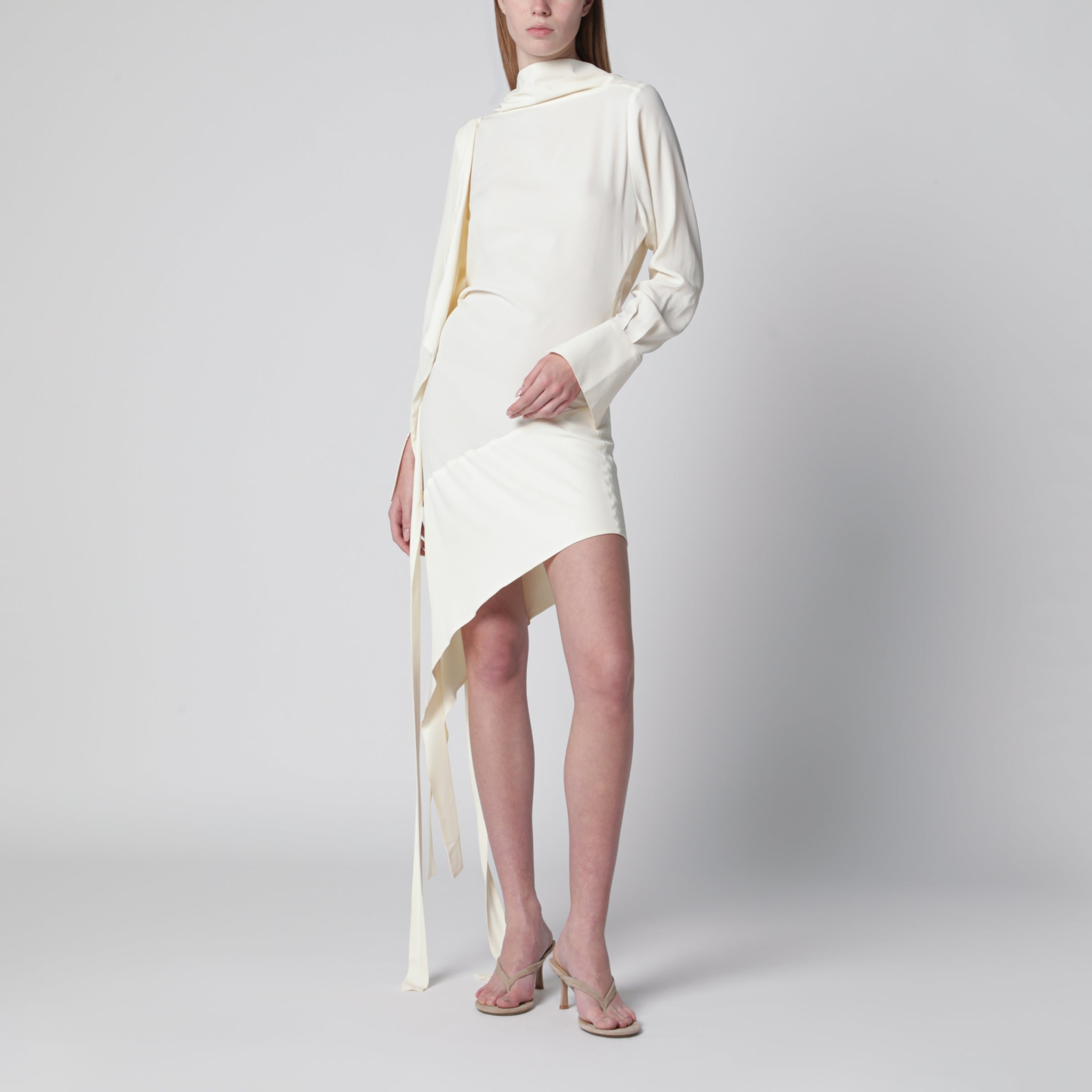 [Francesco Murano] Long sleeve dress SS26 DR562T03
