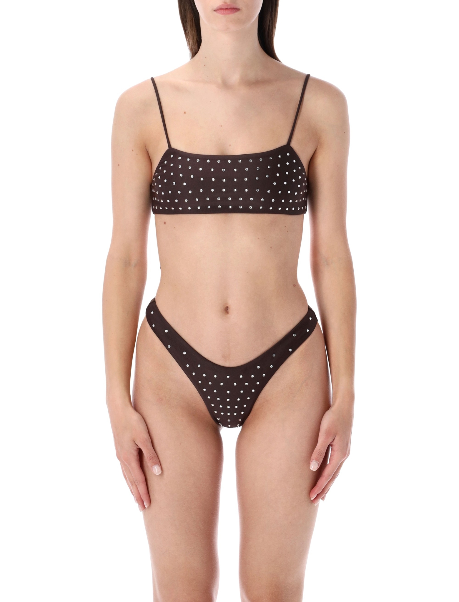 [SWIM BY DI] Bikini SS26 CRYSTALBIKINIDARK CHOCO