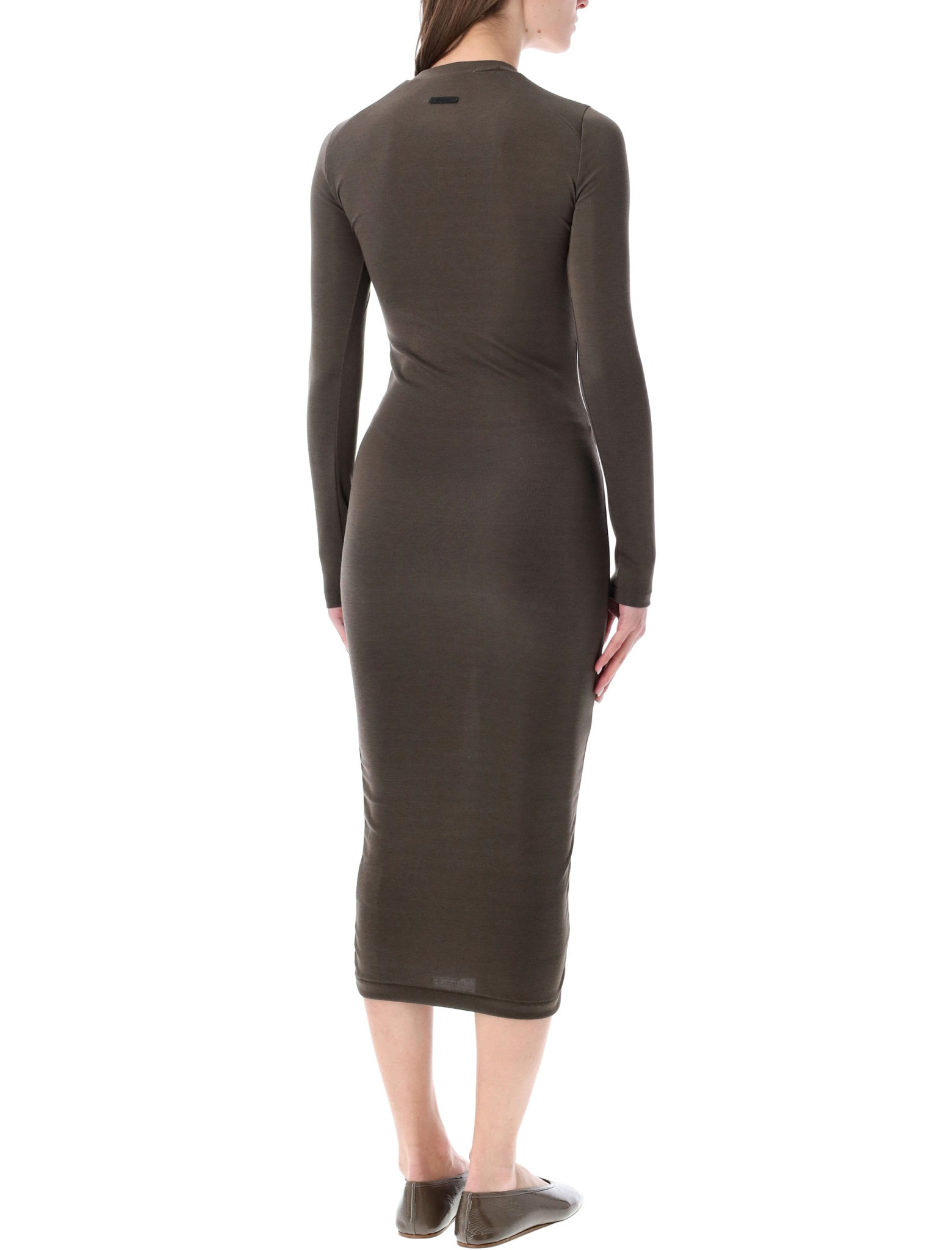[Fear Of God Essentials] Long sleeve dress SS26 125SP267442FWBROWN