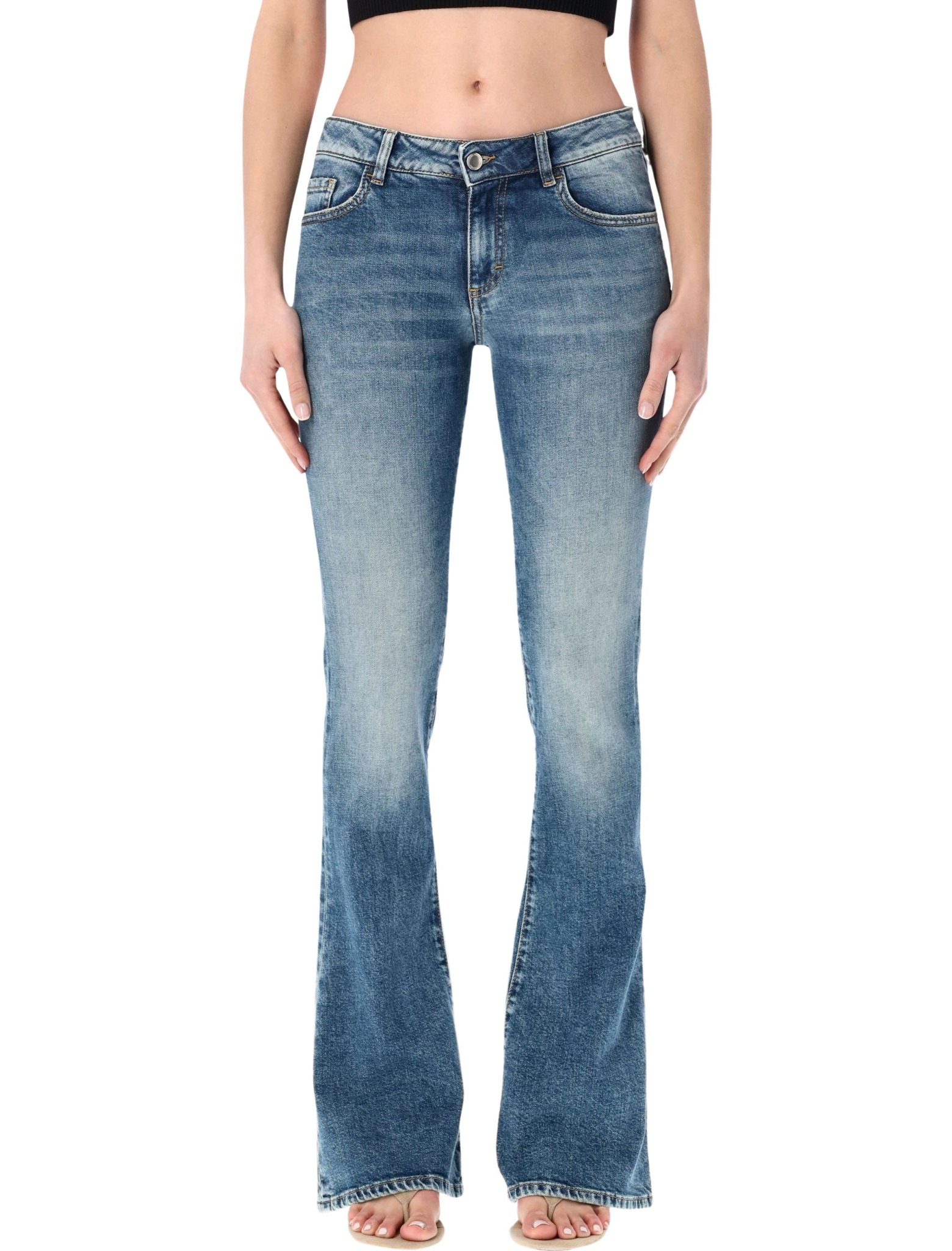 [ICON DENIM] Jeans SS26 KENDYID8855SMOKE BLUE