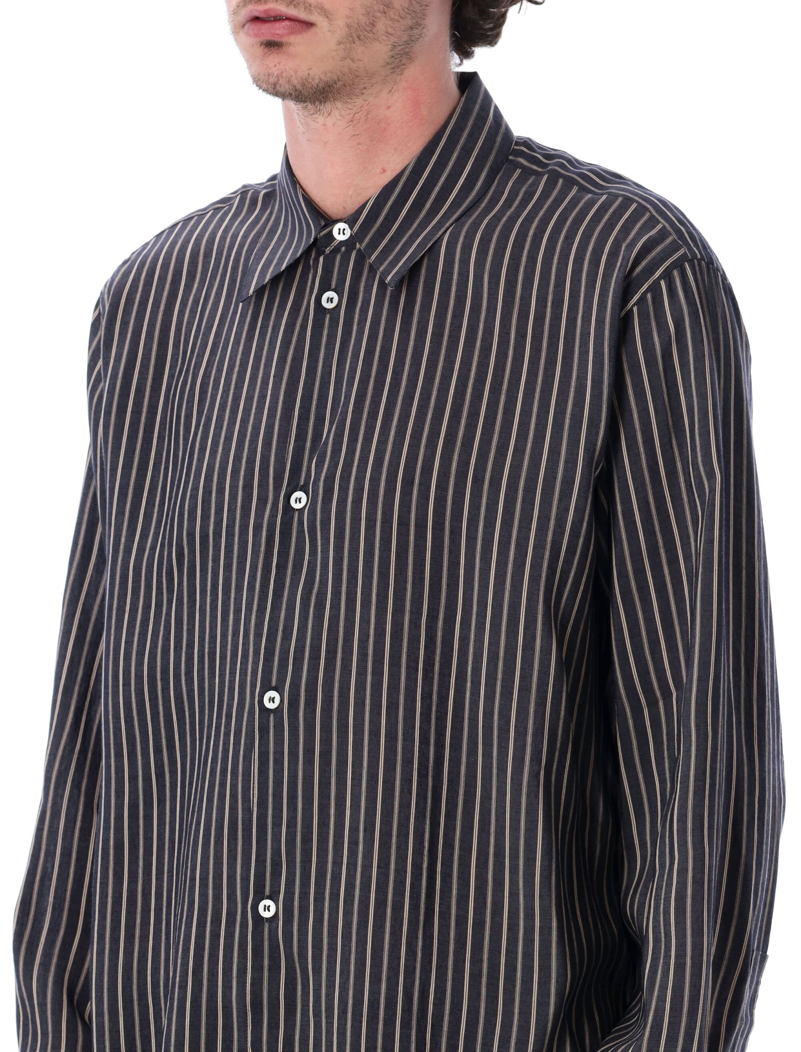 [Studio Nicholson] Shirts Long Sleeve SS26 SNM1126INDIGO