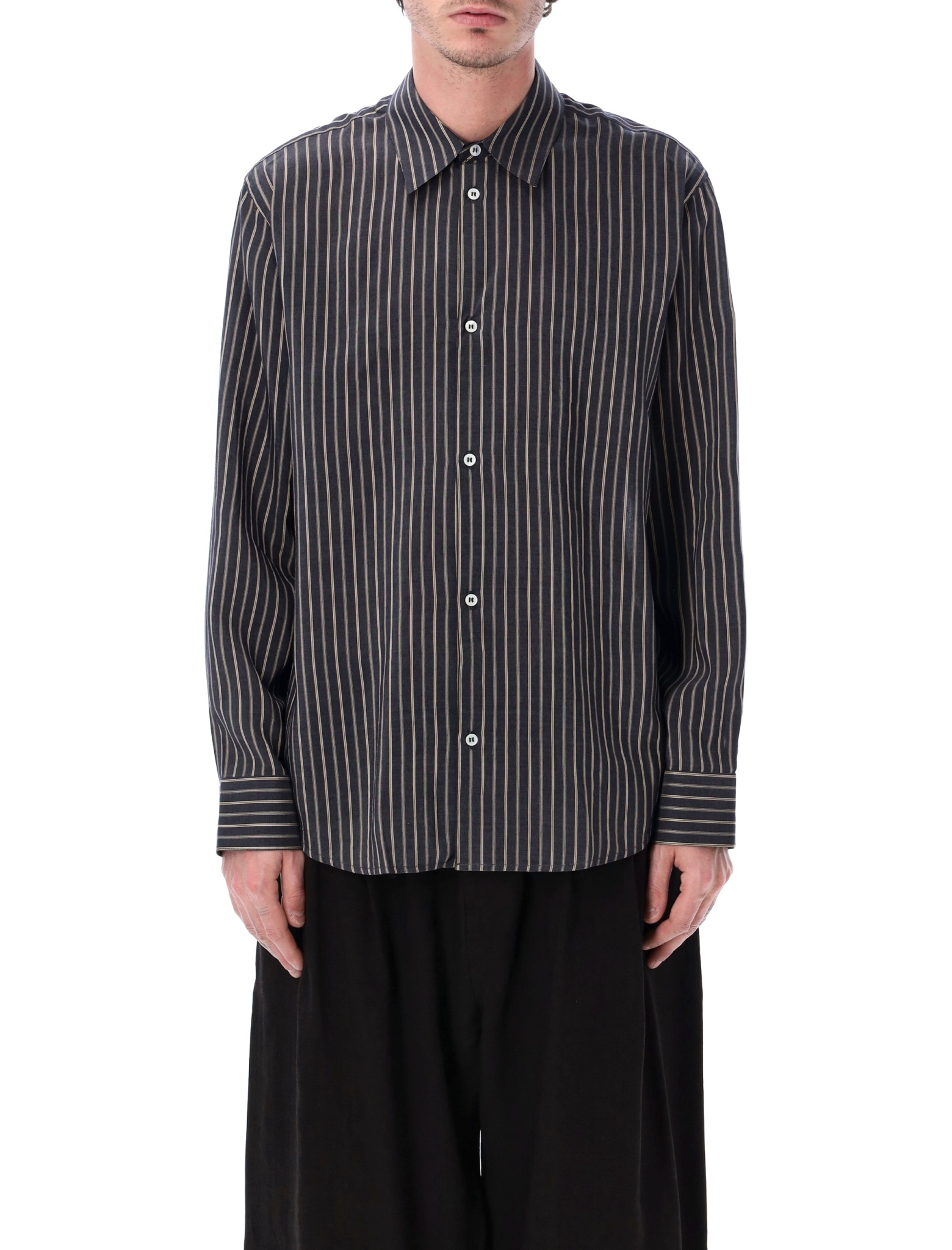 [Studio Nicholson] Shirts Long Sleeve SS26 SNM1126INDIGO