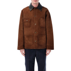 [Prada] Leather Jacket SS26 UPS694173BF0324