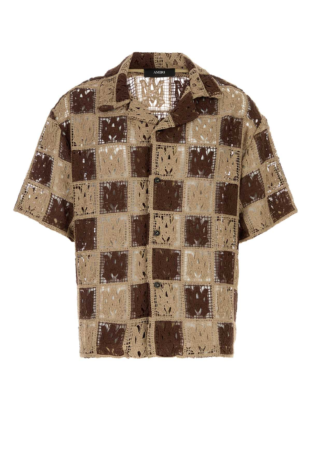 [Amiri] Shirts Short Sleeve FW26 AMTOSH1164 EARTH