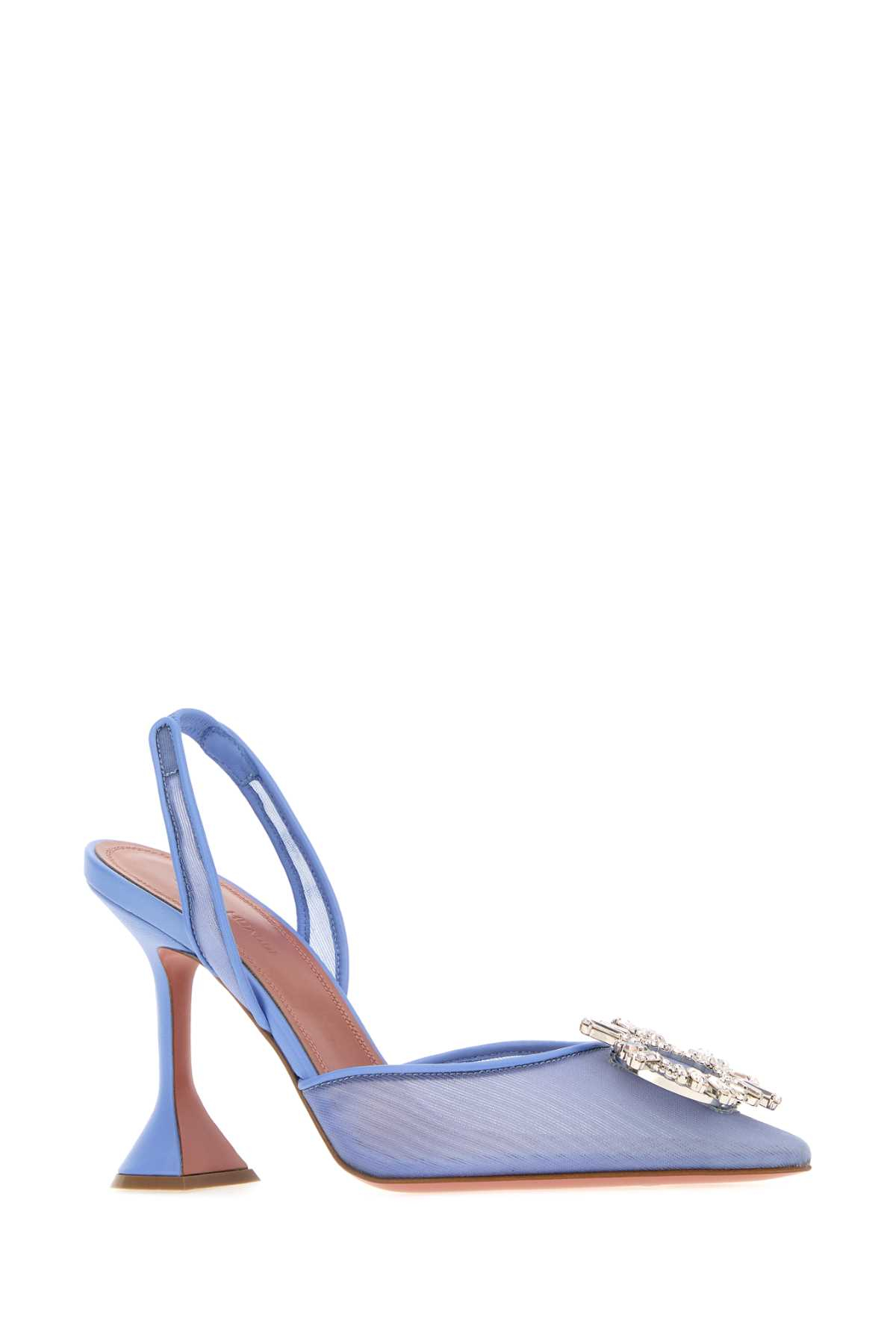 [Amina Muaddi] Pumps FW26 BEGUMMESHSLING95 BABYBLUE