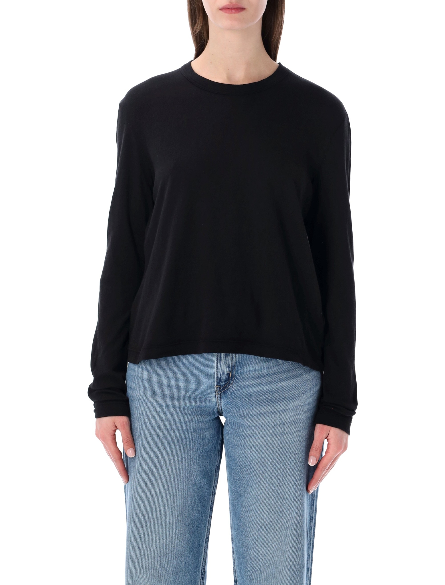 [JAMES PERSE] T-shirts Long Sleeve SS26 WUC3843BLK
