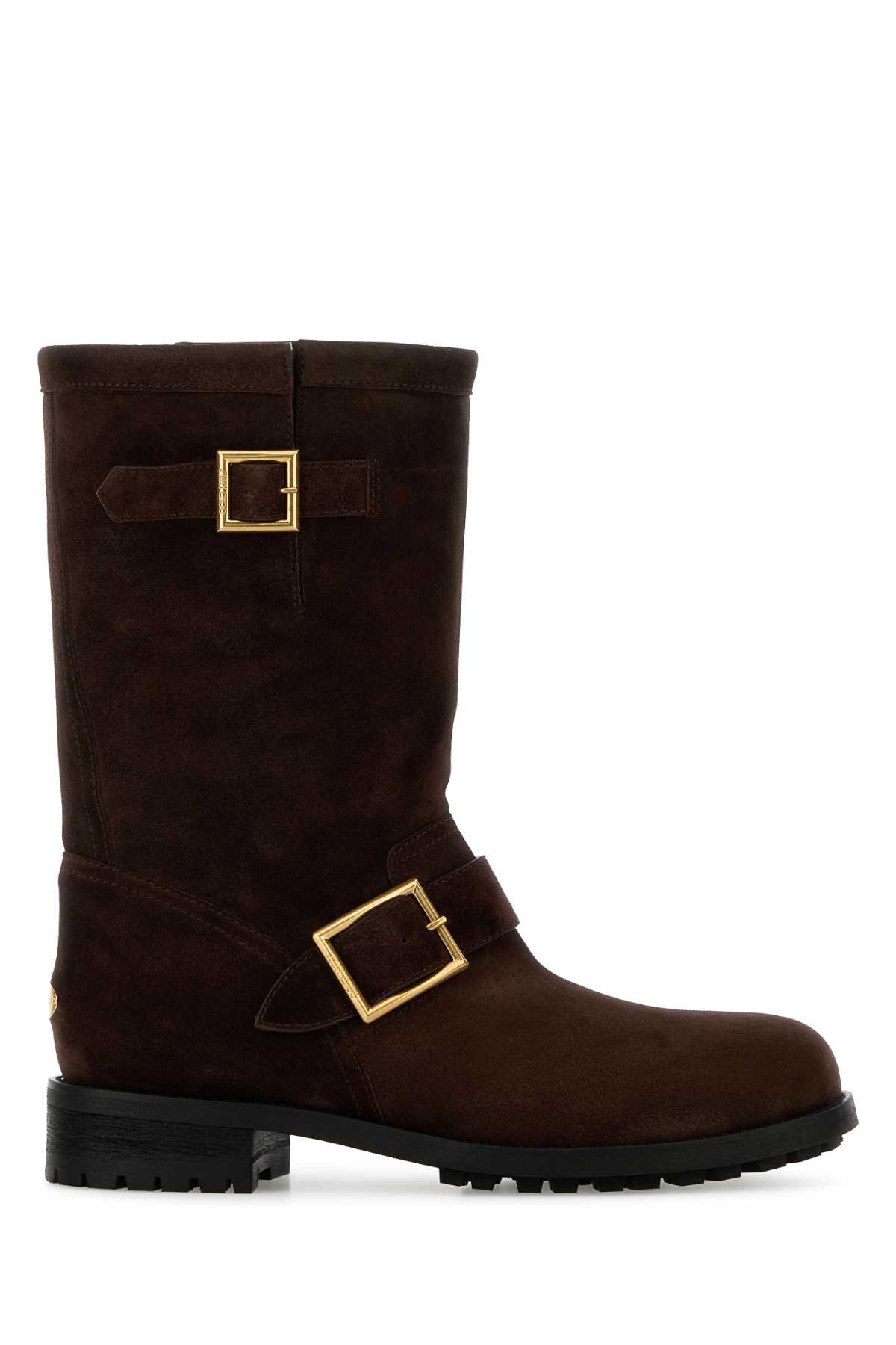 [Jimmy Choo] Ankle Boots FW26 BIKERMIDSVV CHOCOLATE