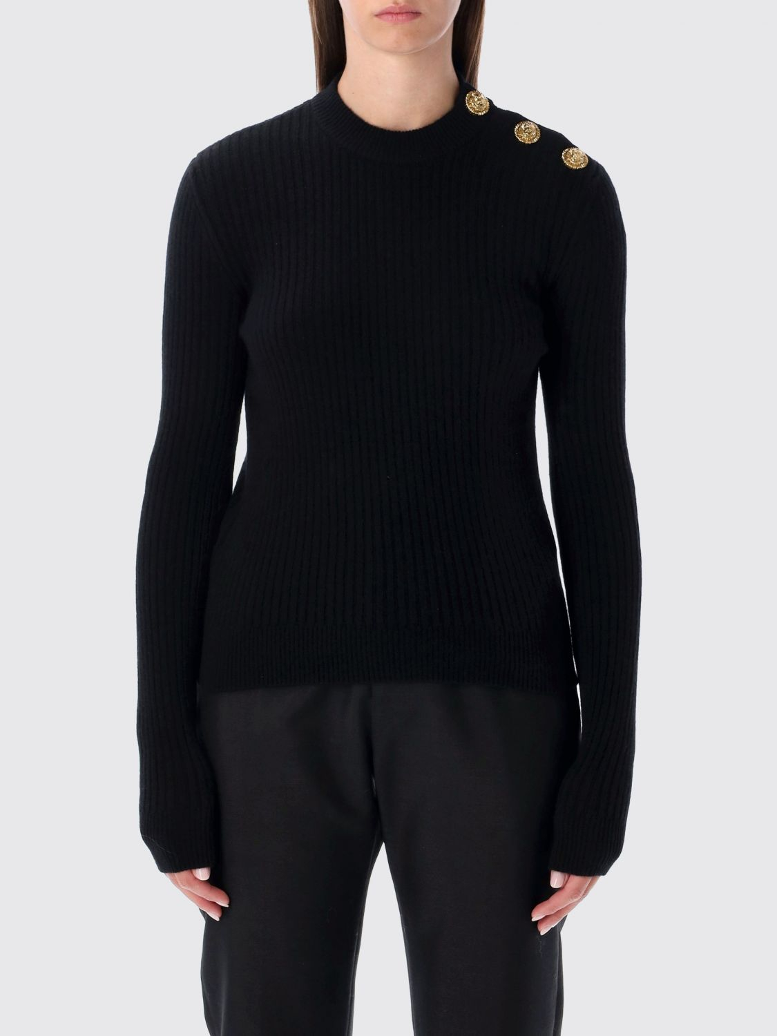 [Balmain] Knitwear FW25 FF0KD095KJ17 0PA
