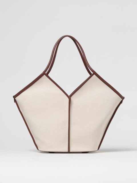 [HEREU] Shoulder bag SS26 WBCALE BEIGE/CHESTNUT