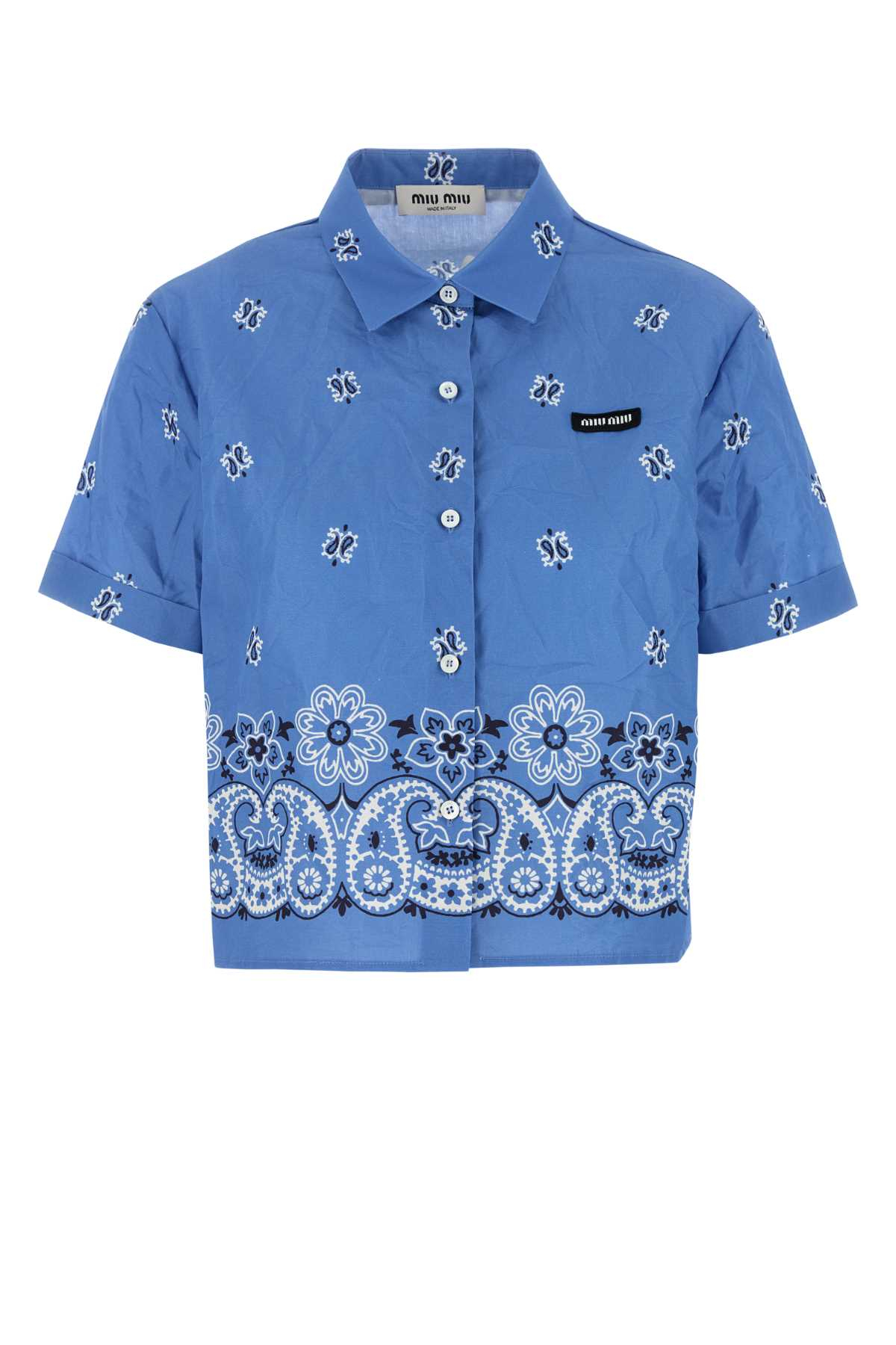 [Miu Miu] Shirts Short Sleeve FW26 MK1951SOOO17XX F061M