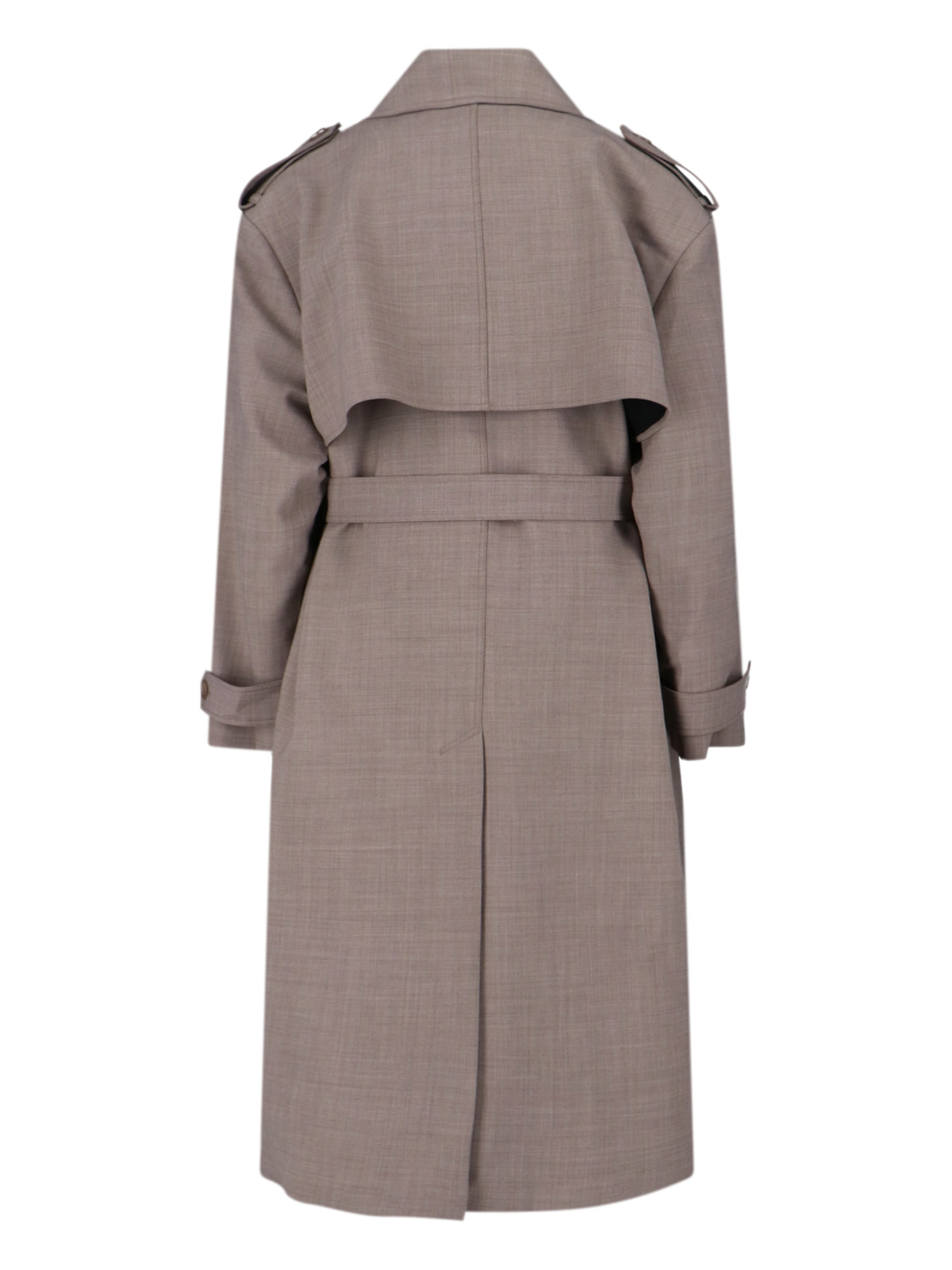 [THE FRANKIE SHOP] Trench Coat FW25 BLEECKER TRENCH COATTAUPE MELANGE