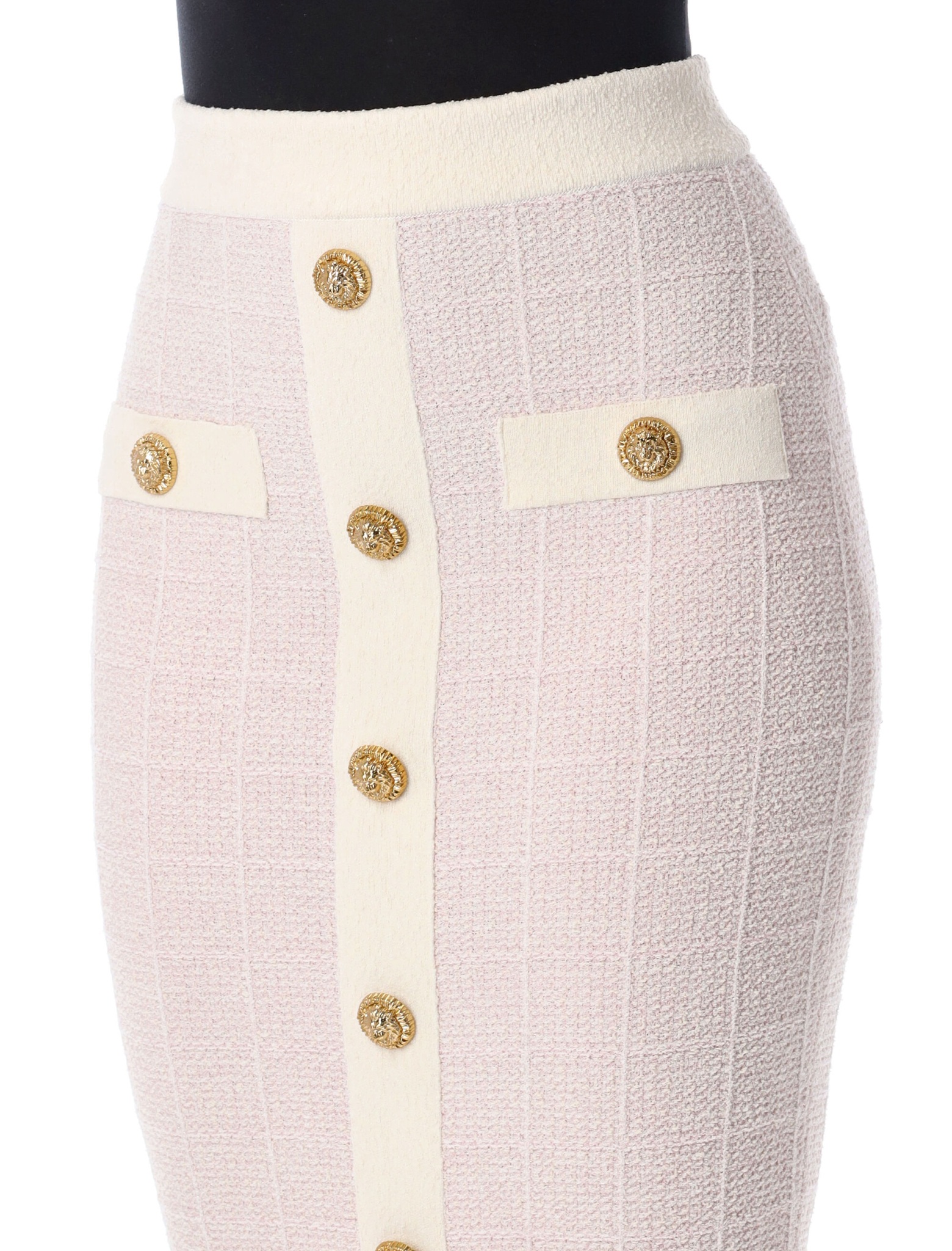 [Balmain] Long skirt SS26 GF1LD024KJ48OIB