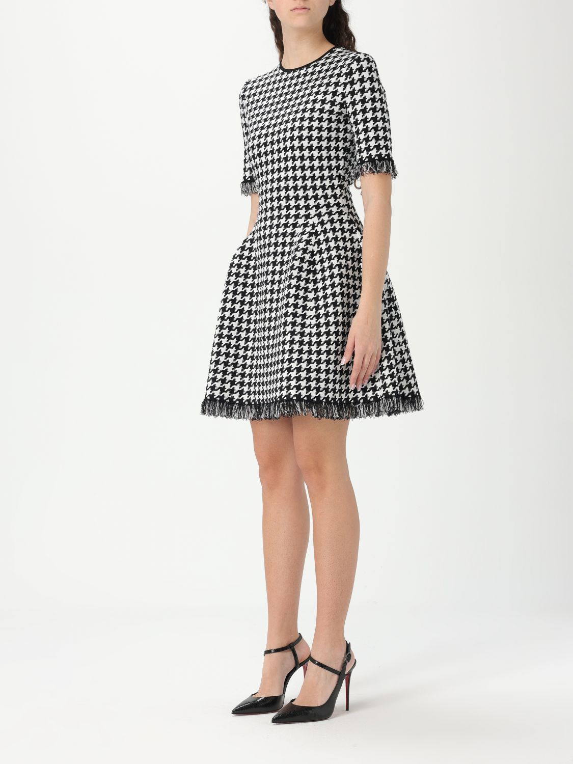 [McQueen] Short sleeve dress FW25 829320Q1BDB 1080