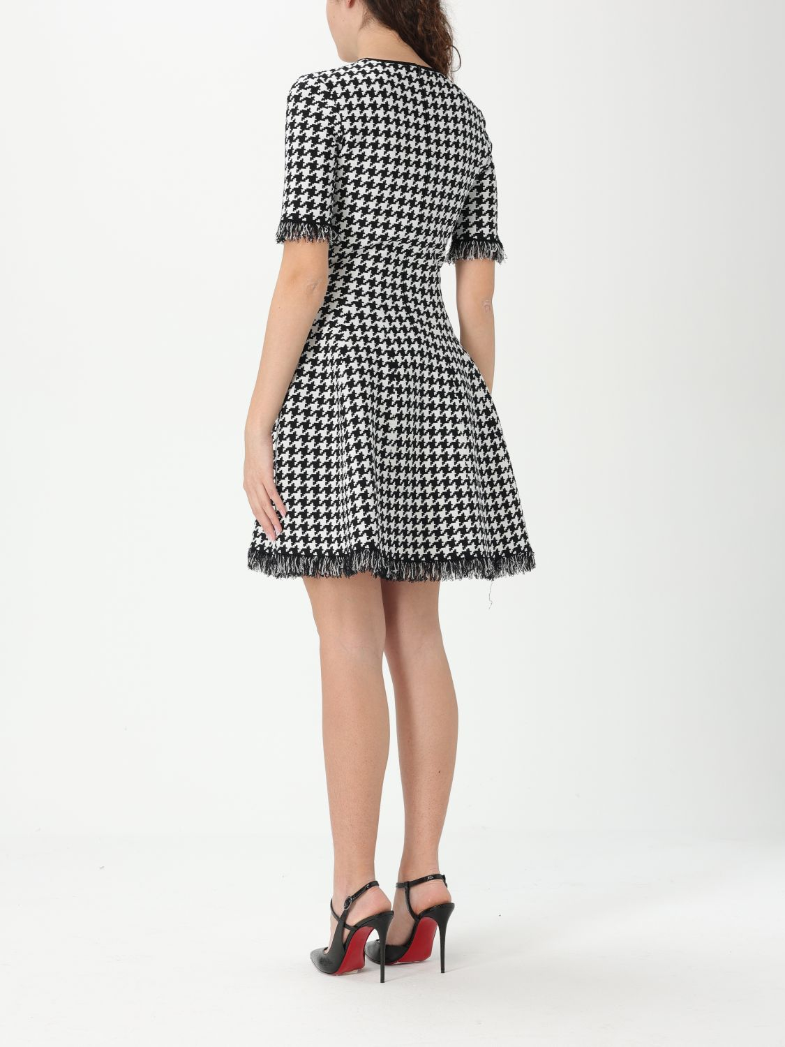 [McQueen] Short sleeve dress FW25 829320Q1BDB 1080