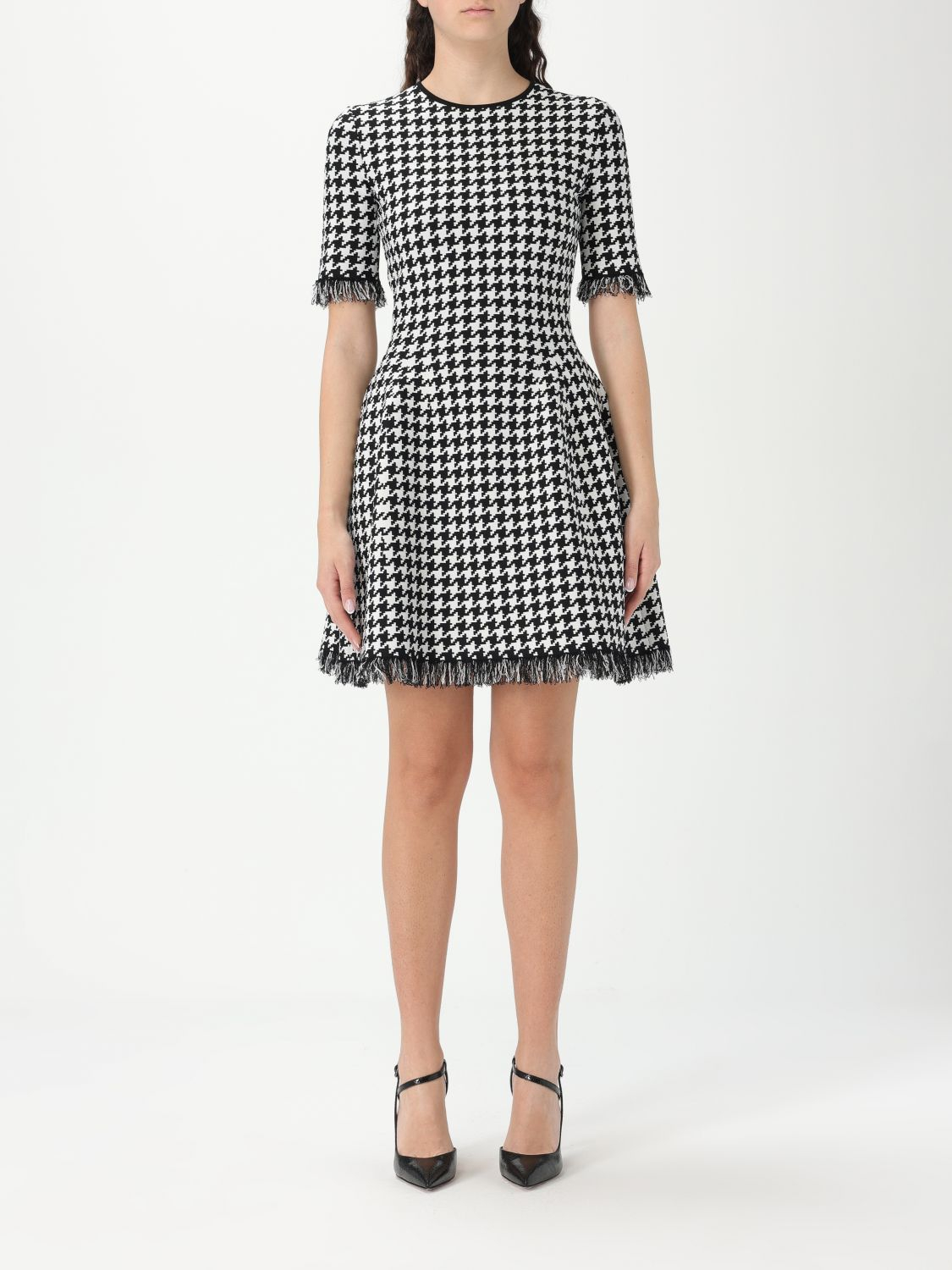 [McQueen] Short sleeve dress FW25 829320Q1BDB 1080