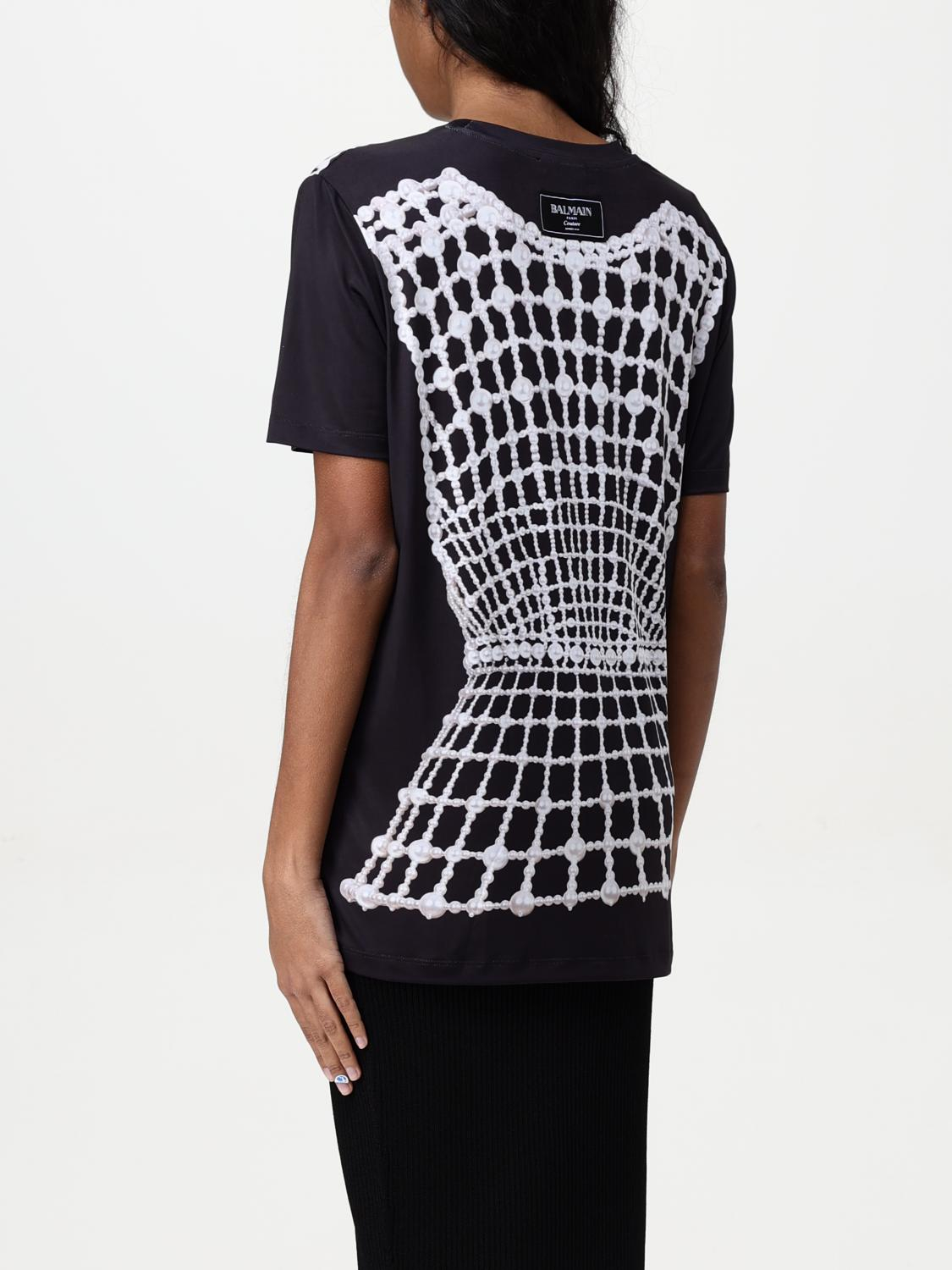 [Balmain] T-shirts Short Sleeve FW25 EF1EF000GE48 EAB