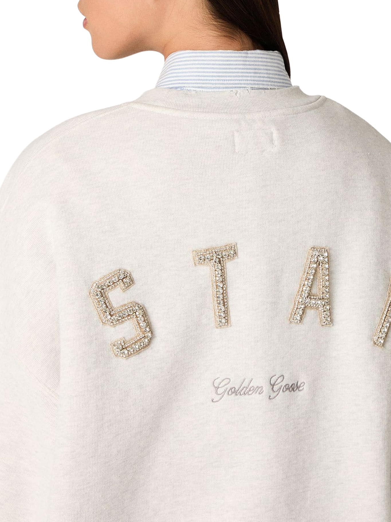 [GOLDEN GOOSE DELUXE BRAND] Sweatshirt FW26 GUP02716P00241360665 VINTAGE GRAY MELANGE