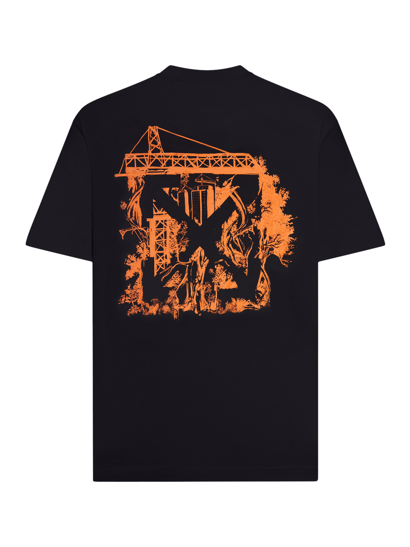 [Off-White] T-shirts Short Sleeve FW26 44MAA16MF26J00D001 BLACK