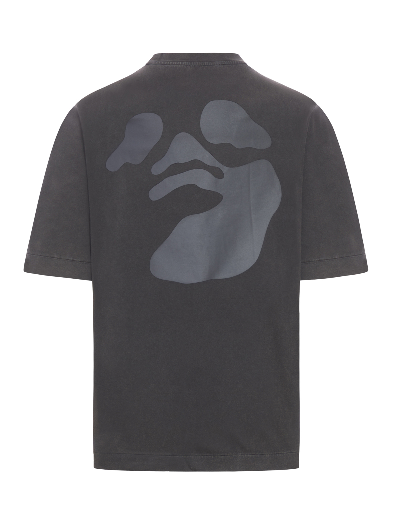 [Off-White] T-shirts Short Sleeve FW26 44MAA120F26J00T001 VINTAGE BLACK