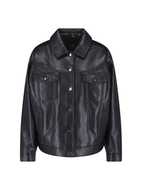 [Anine Bing] Leather Jacket FW26 A 01 12573 BLK81BLACK RECYCLED LEATHER