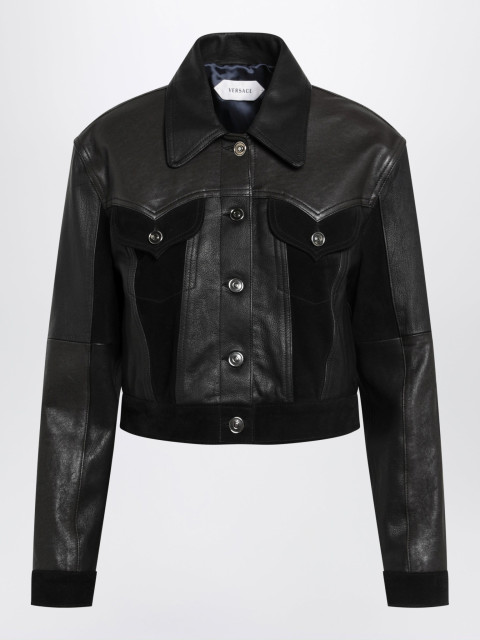 [Versace] Leather Jacket SS26 10246171A17766