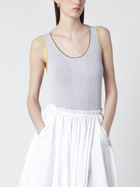 [ROBERTO COLLINA] Tank top SS26 261FXA28014VI