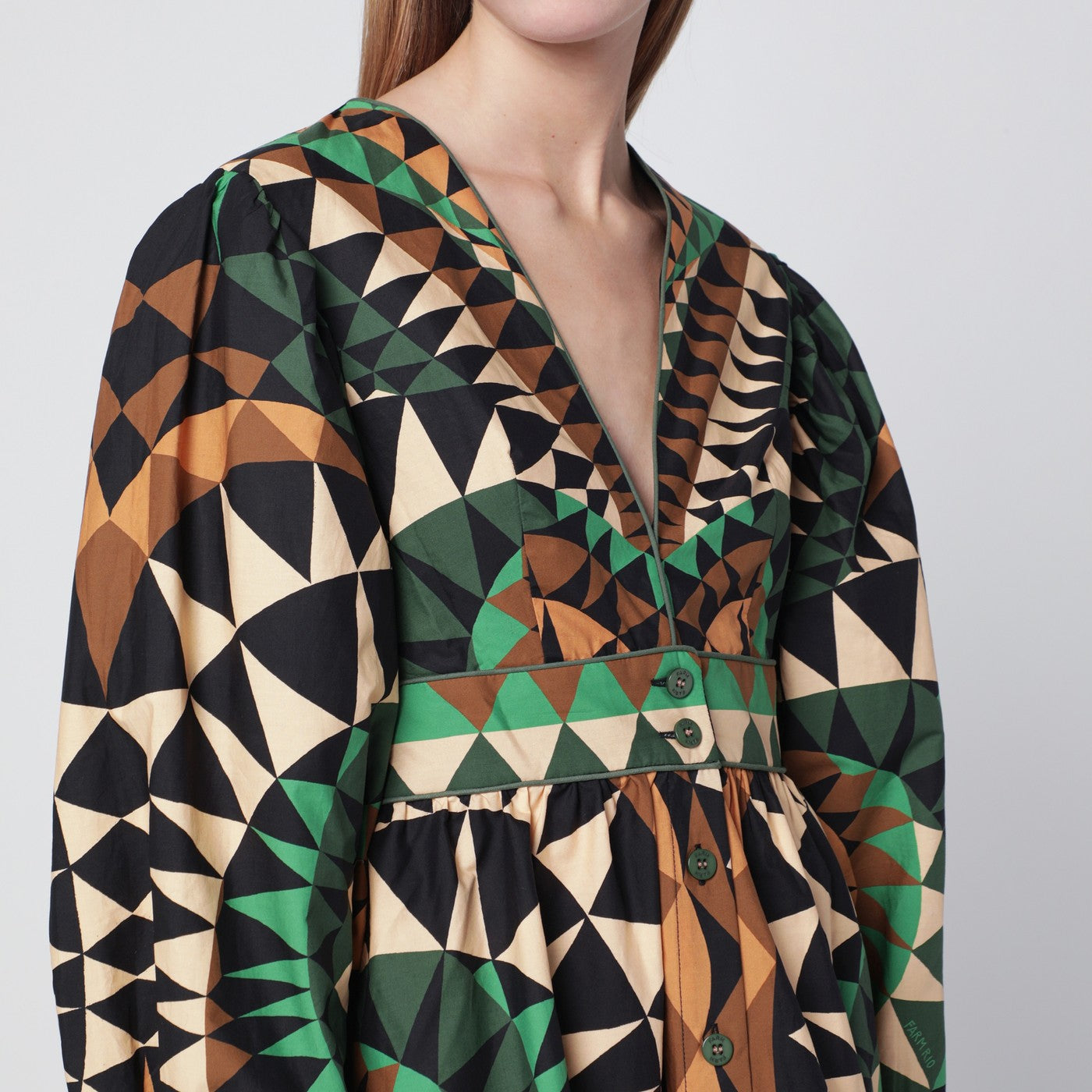 [Farm Rio] Long sleeve dress SS26 351132CO